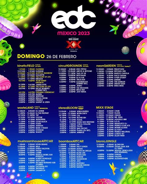 edc 2023 set time.